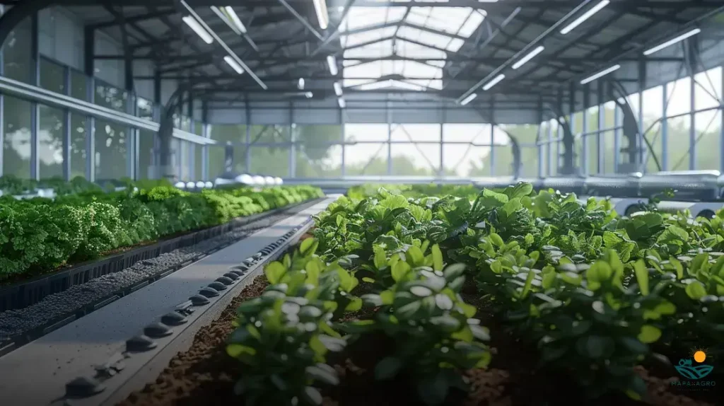plantações hidropônicas