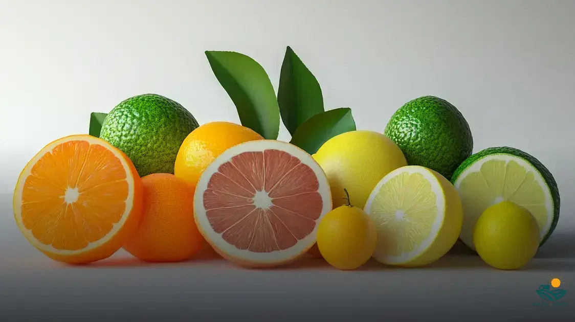 frutas cítricas quais são