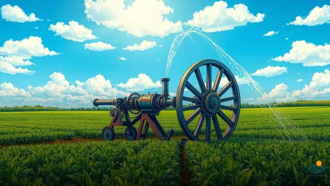 carretel de irrigação