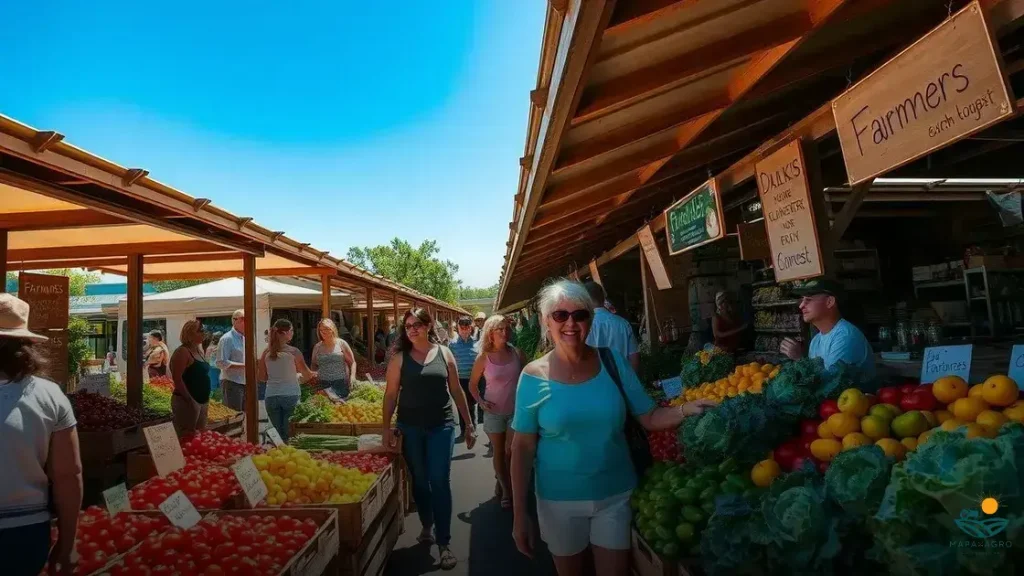 mercado de produtos agrícolas