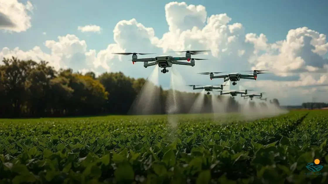 pulverização com drones