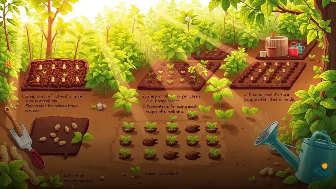 como plantar amendoim