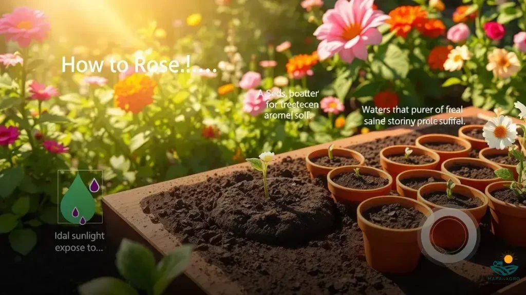 como plantar as sementes de rosa do deserto
