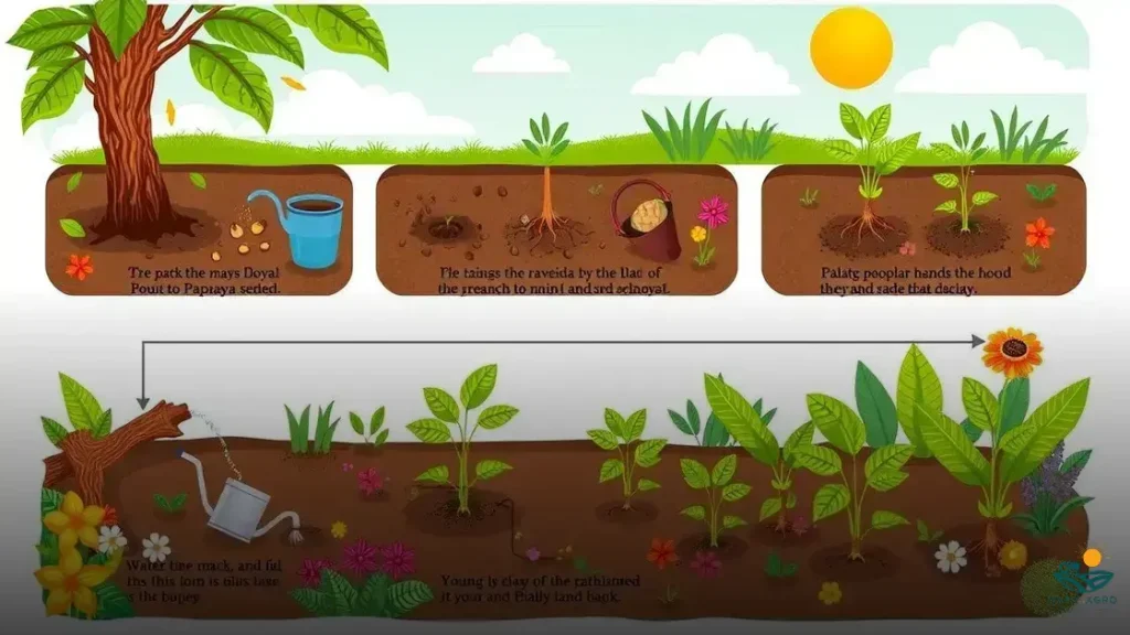 como plantar mamão