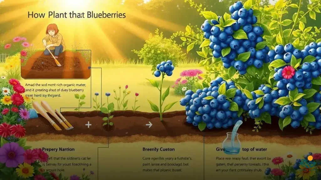 como plantar o mirtilo