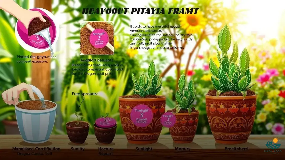 como plantar pitaya no vaso para produzir em 3 meses