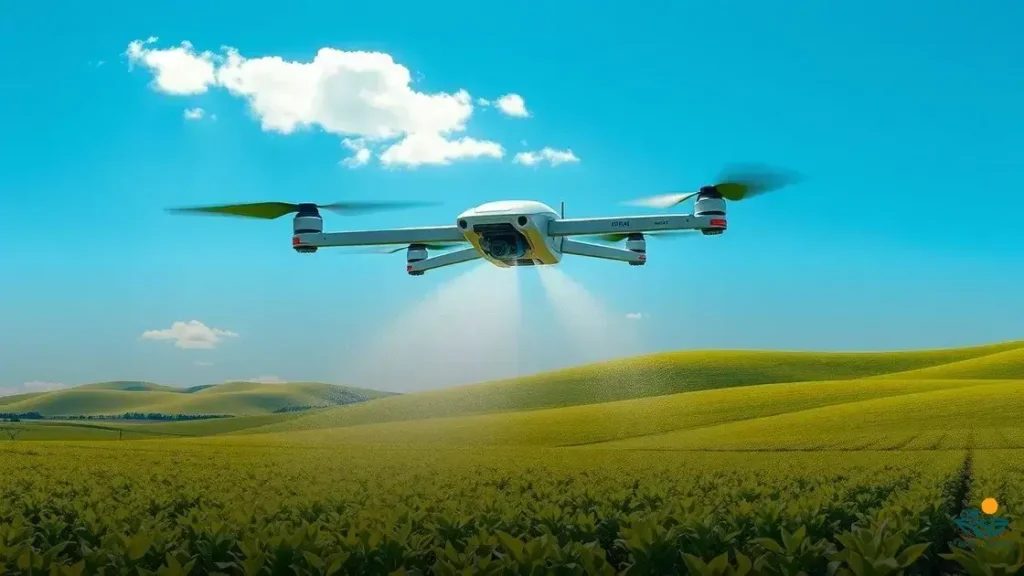drone de pulverização