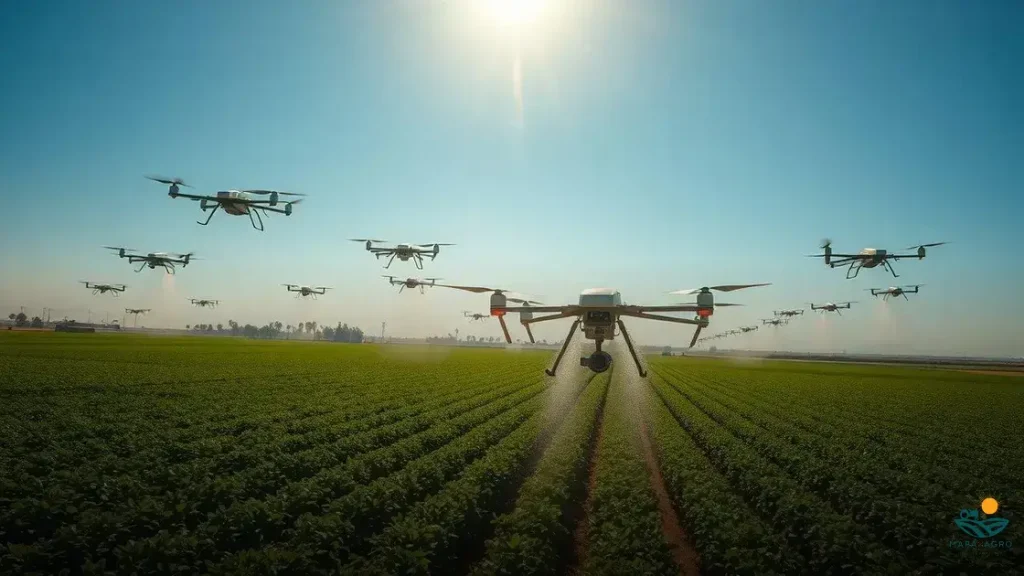 drones para pulverização