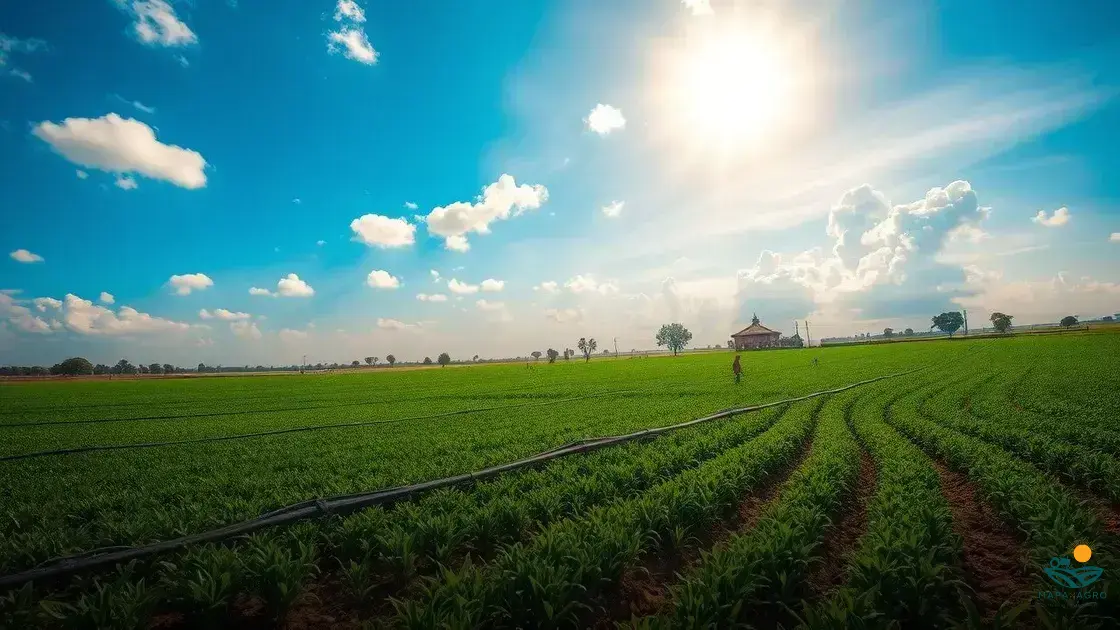irrigação agricultura