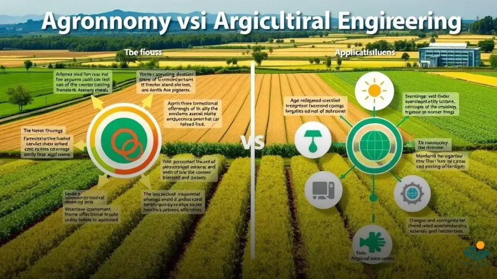 qual a diferença entre agronomia e engenharia agronomica