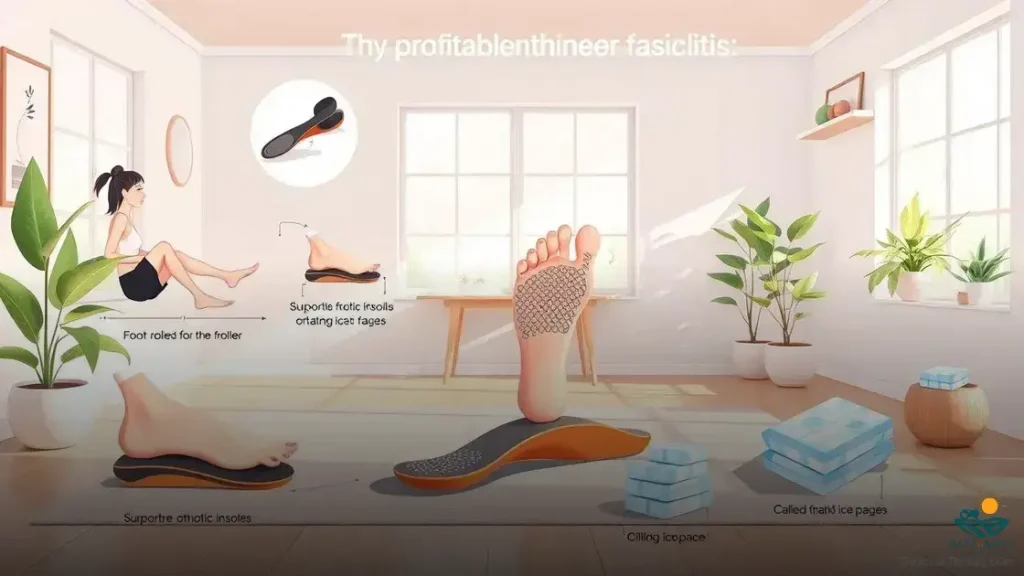 como curar a fascite plantar