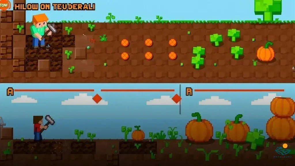 como plantar abobora no minecraft