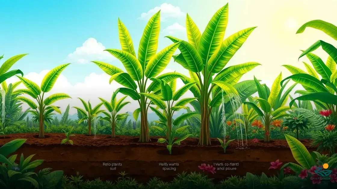 como plantar banana prata