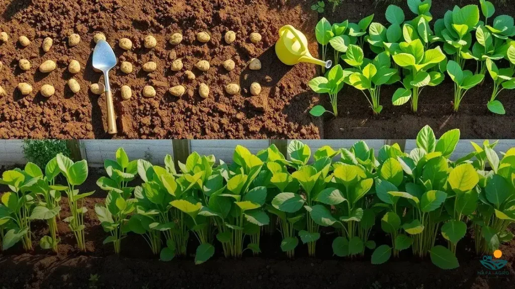 como plantar batata baroa