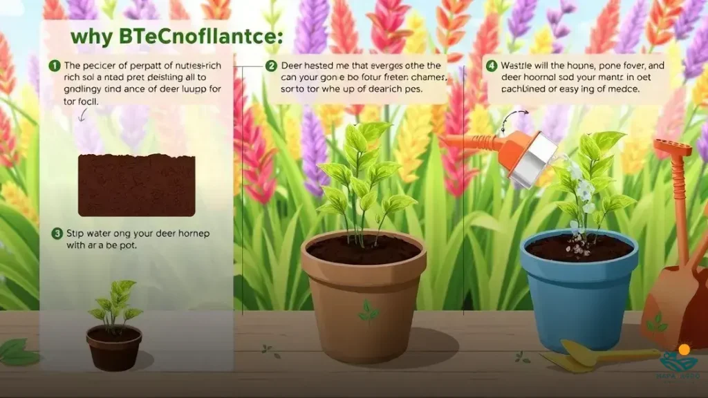 como plantar chifre-de-veado no vaso