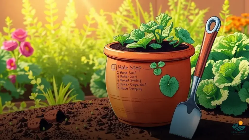 como plantar couve em vaso