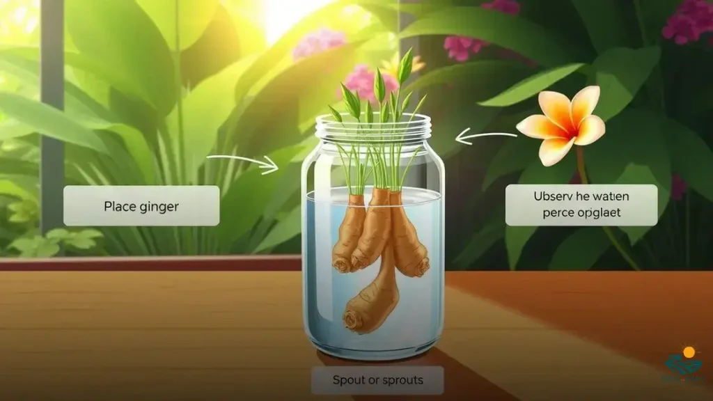 como plantar gengibre na agua