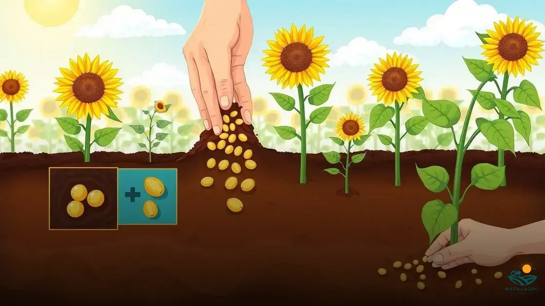 como plantar girassol na terra