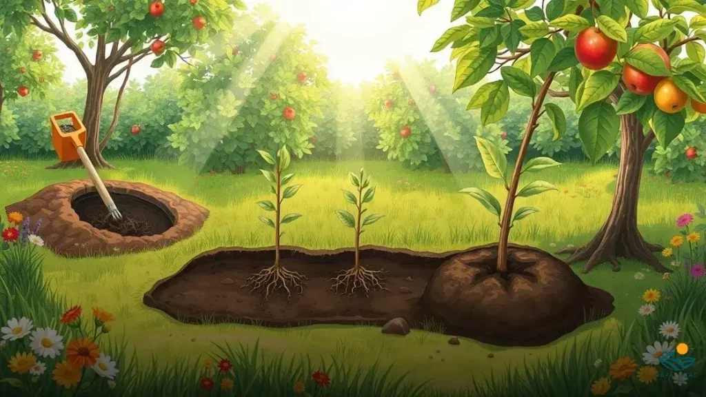 como plantar macieiras