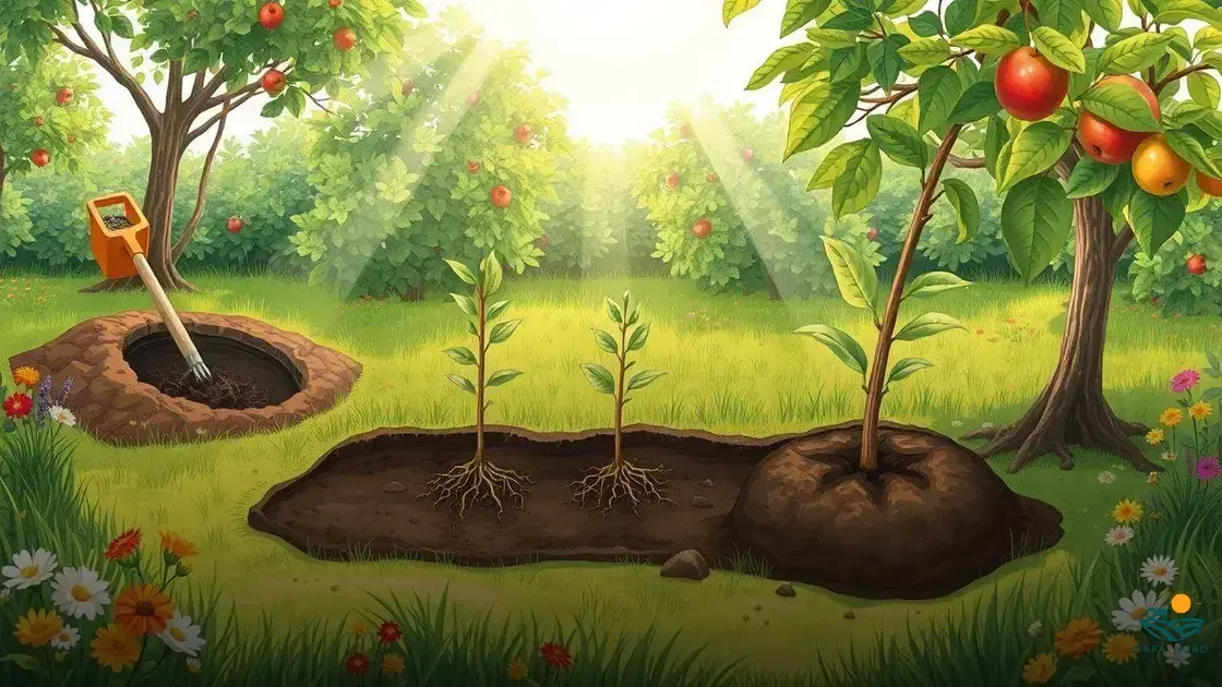 como plantar macieiras