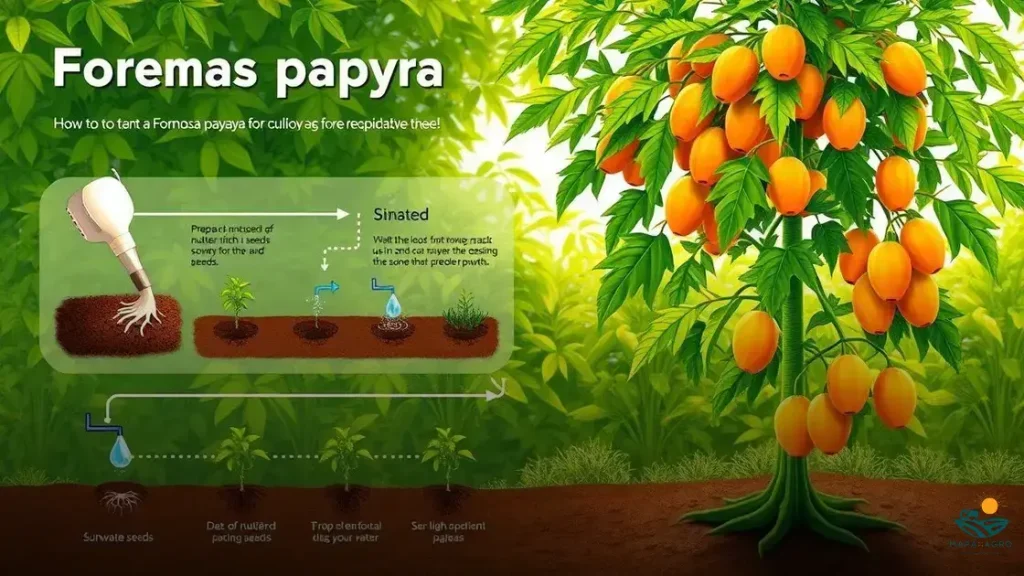como plantar mamão formosa