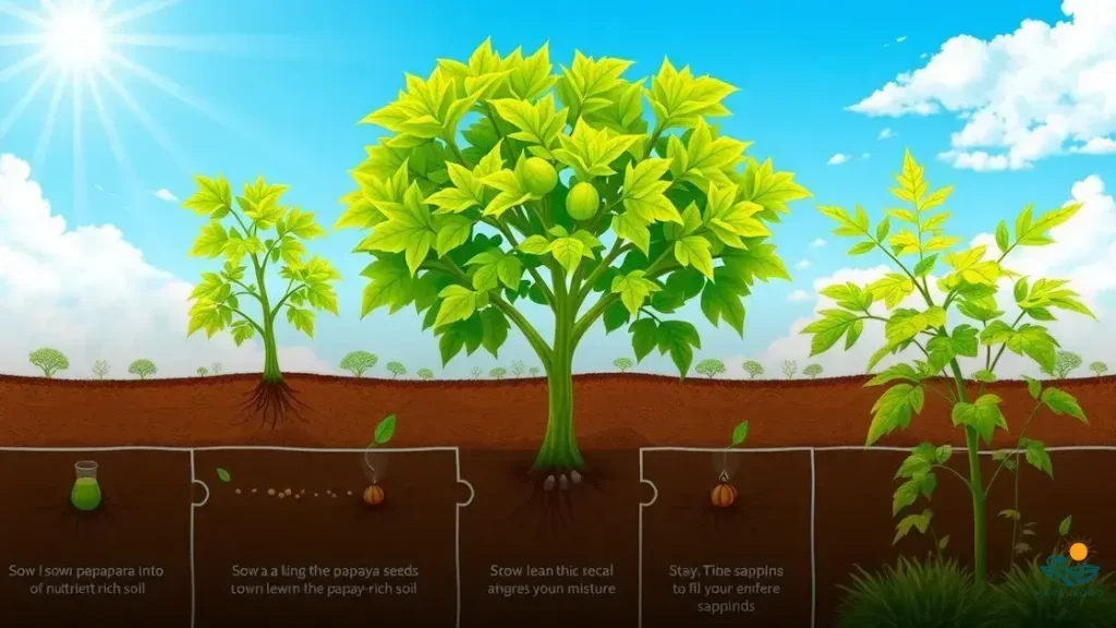 como plantar mamão papaia