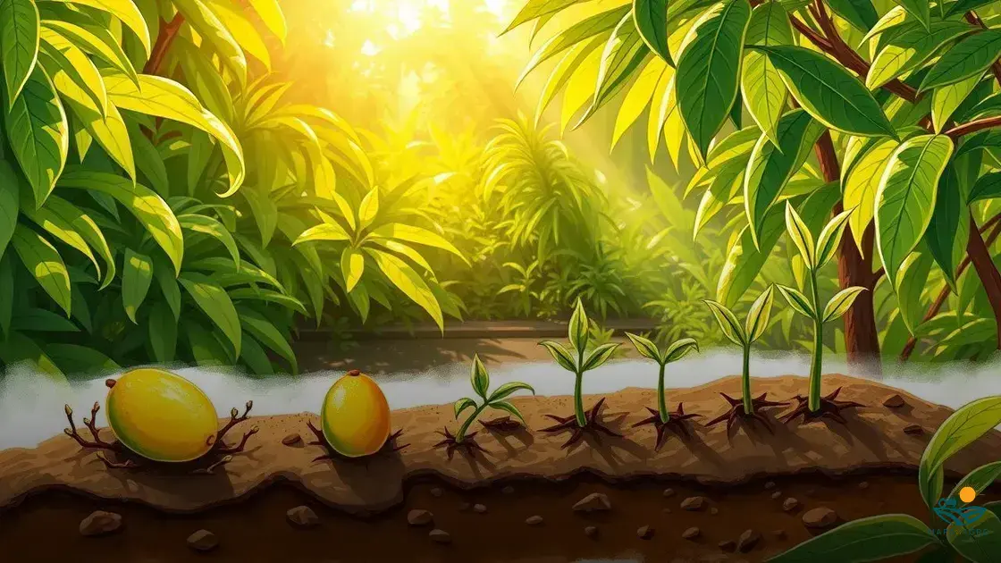 como plantar manga a partir do caroço