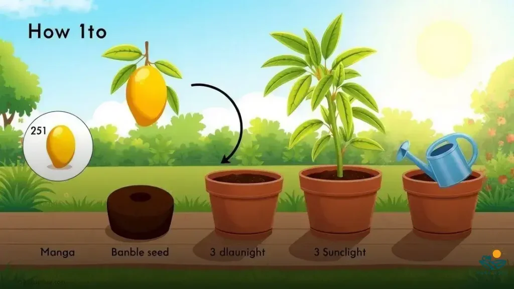 como plantar manga em vasos