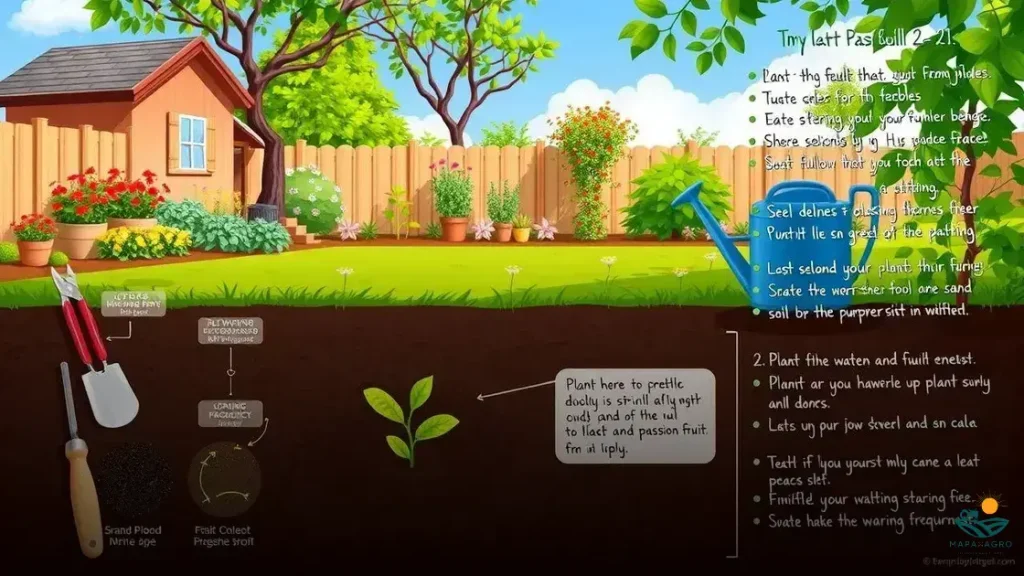 como plantar maracuja em casa