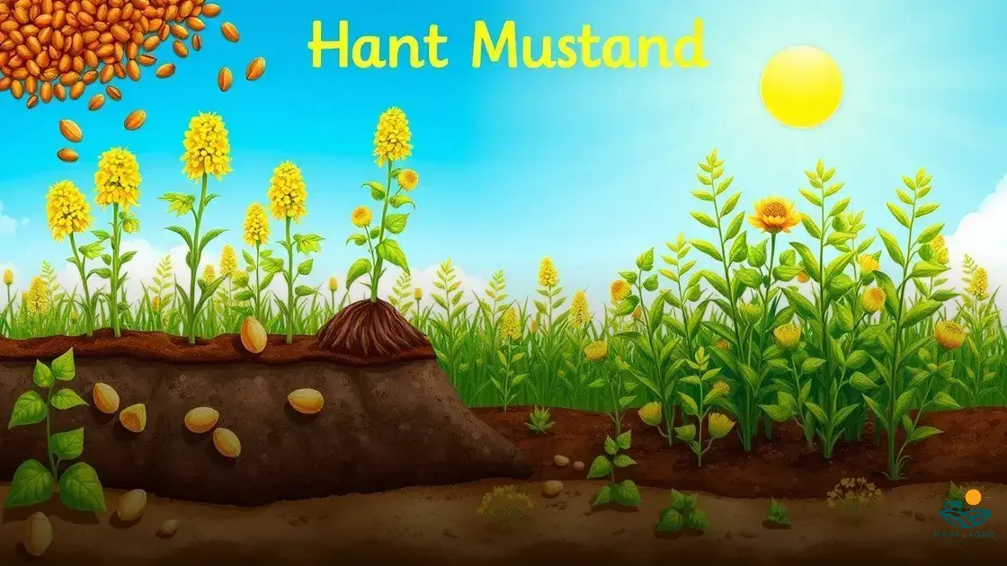 como plantar mostarda