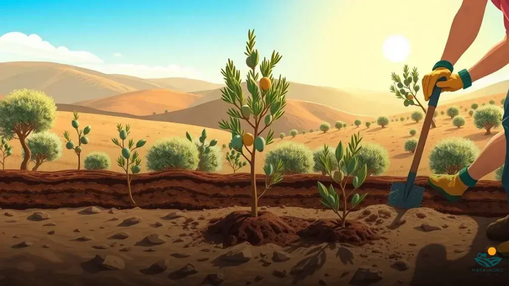 como plantar oliveiras