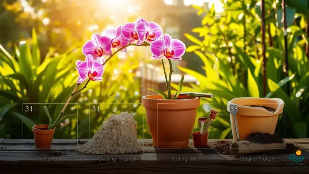 como plantar orquidea em vaso de barro