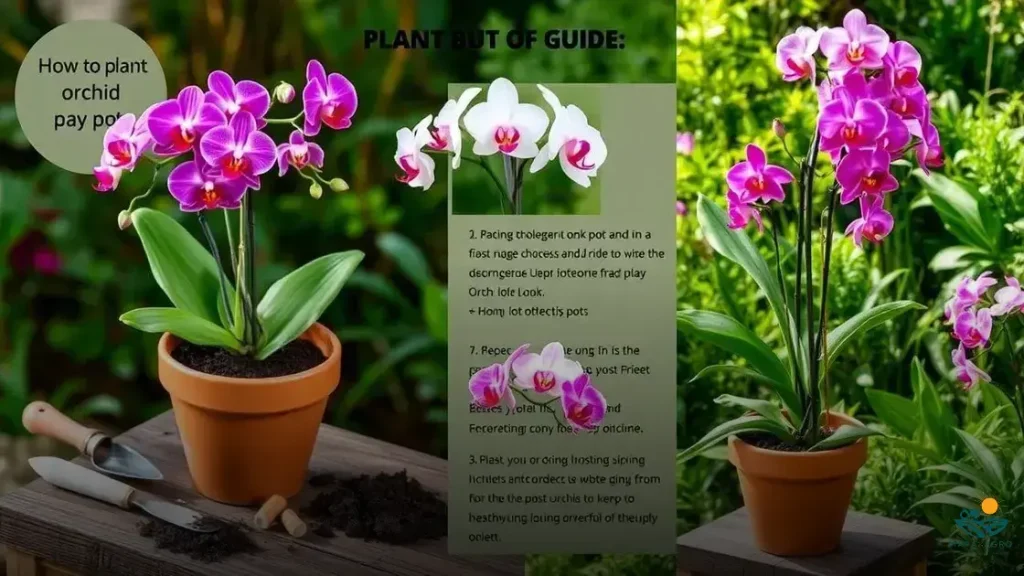 como plantar orquideas em vaso de barro