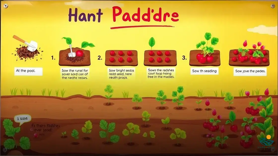 como plantar rabanete