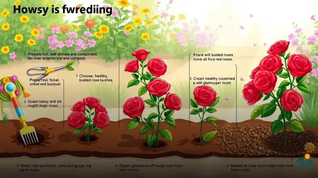 como plantar rosa vermelha
