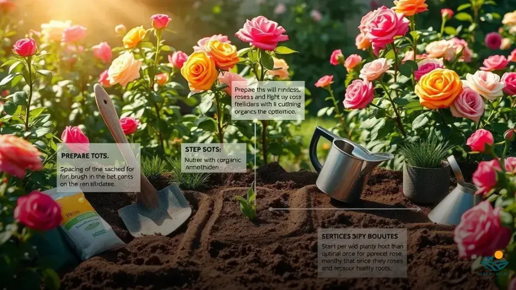 como plantar rosas de buquê