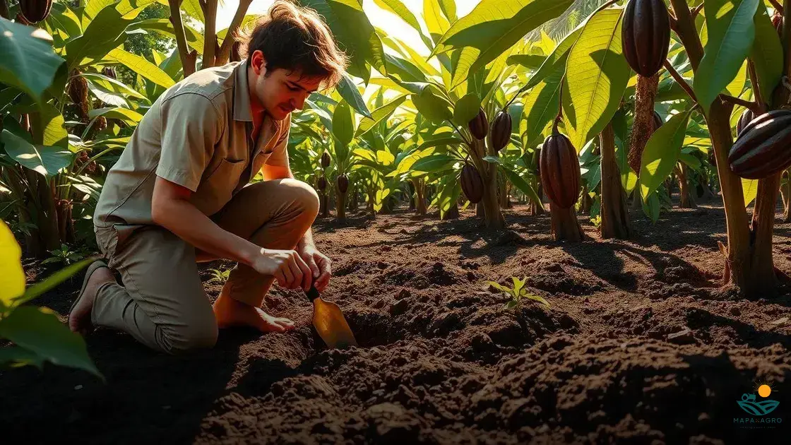 como plantar semente de cacau