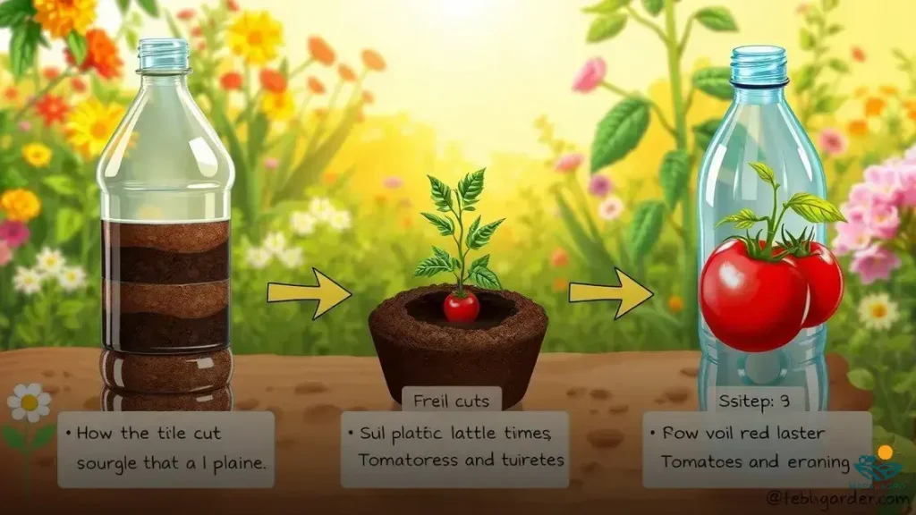 como plantar tomate em garrafa pet