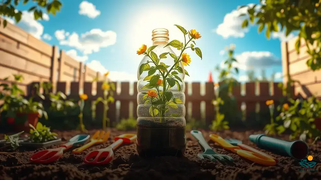 como plantar tomate na garrafa pet