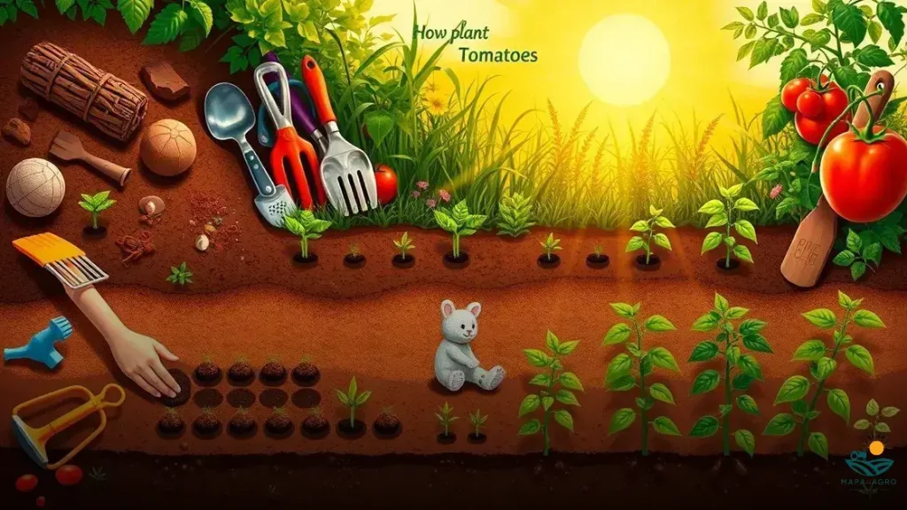 como plantar tomates