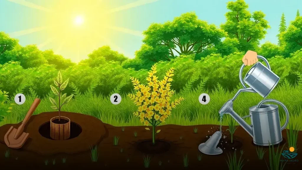 como plantar um ipê amarelo