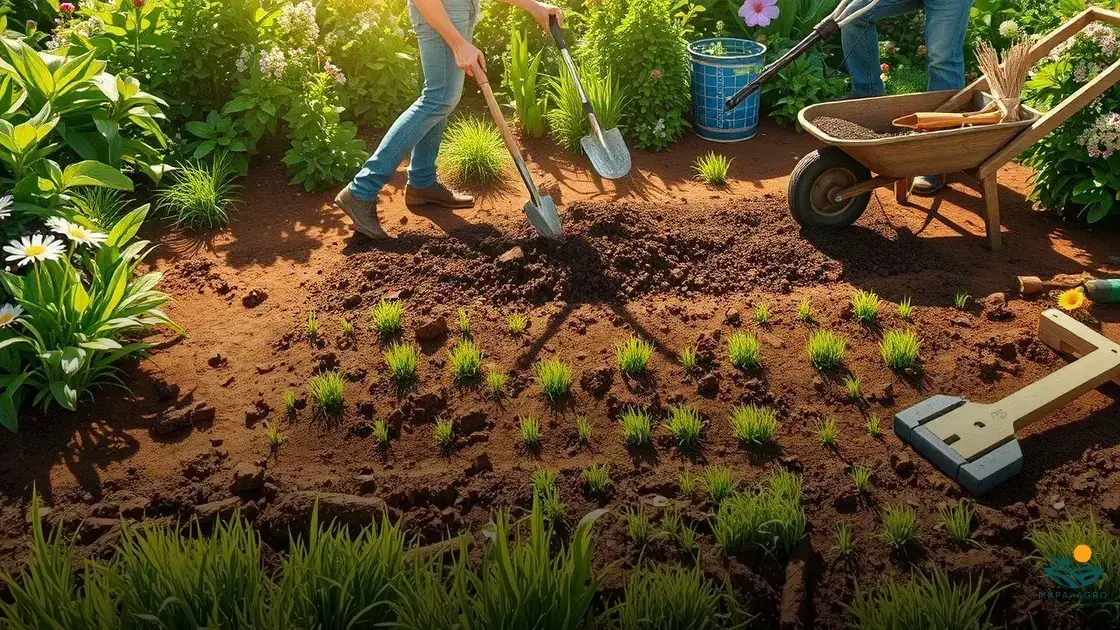como preparar a terra para plantar grama