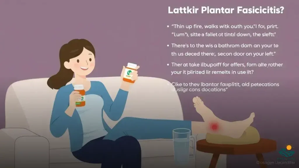 como tomar ibuprofeno para fascite plantar