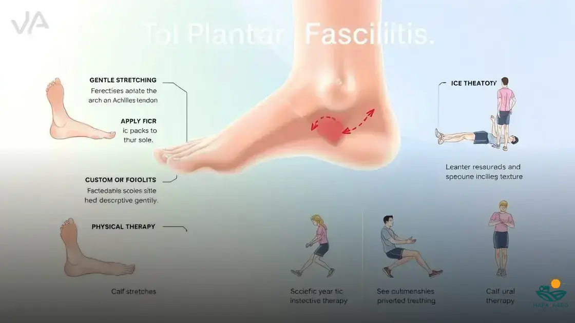 como tratar da fascite plantar