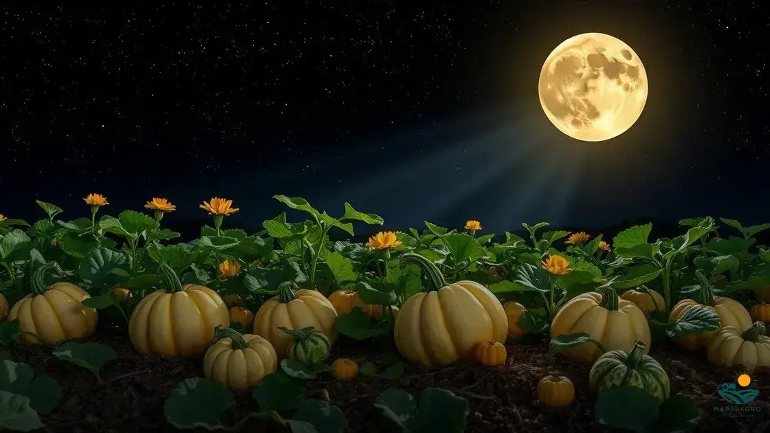 qual a melhor lua para plantar abóbora
