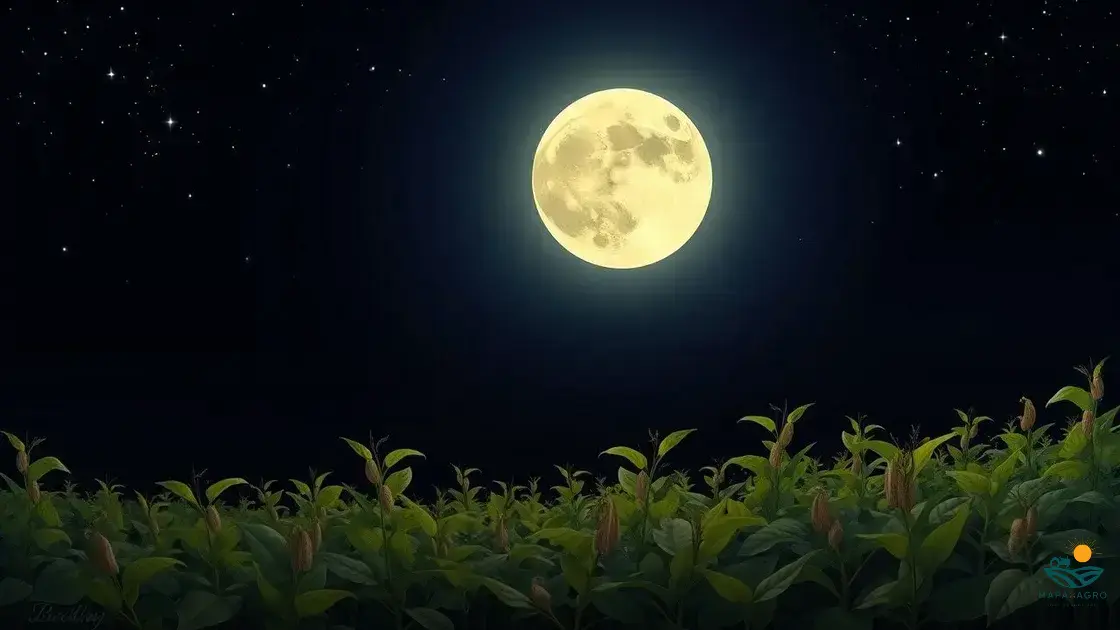 qual a melhor lua para plantar amendoim