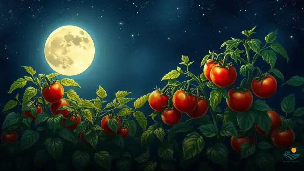 qual a melhor lua para plantar tomate
