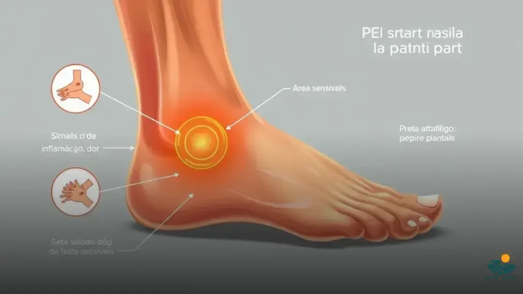 como é a dor da fascite plantar