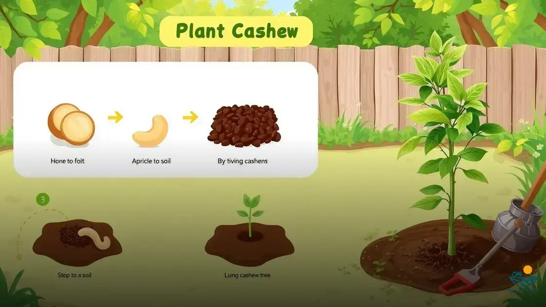 como plantar a castanha do caju