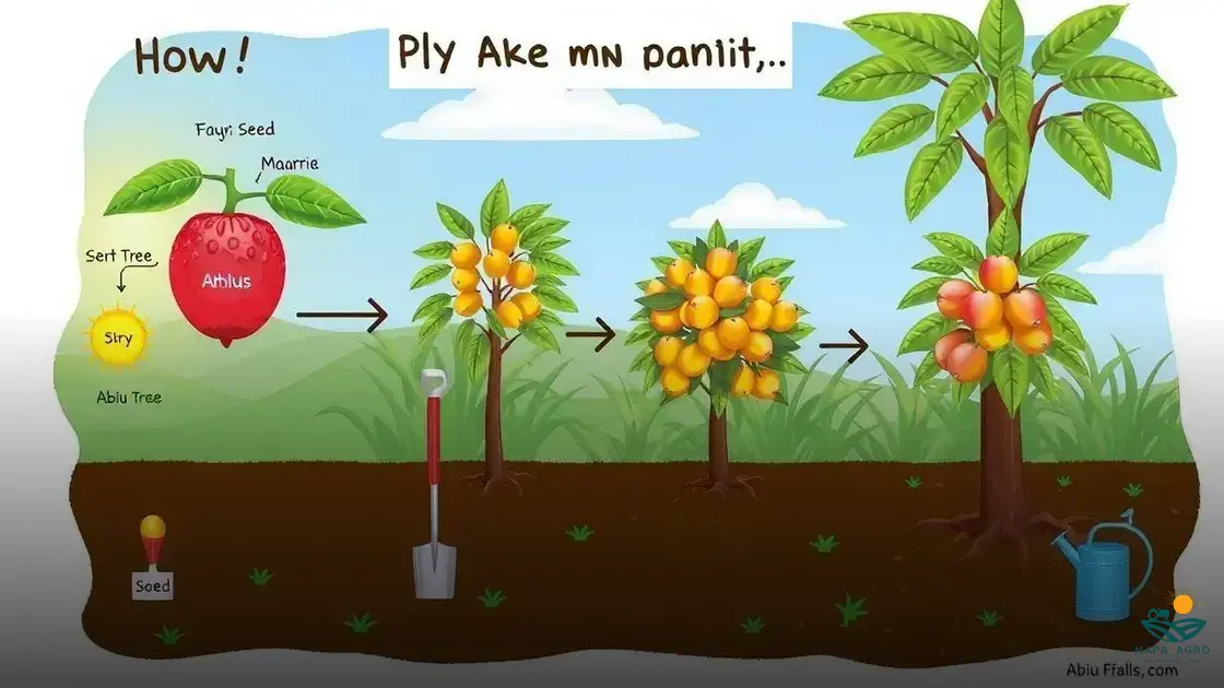 como plantar abiu